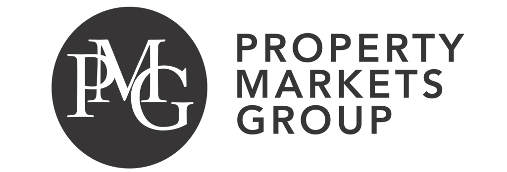 Logo pmg, logo property markets group